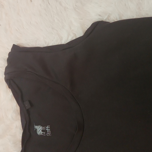 Raffi twisted collar black tank top - Picture 4 of 8